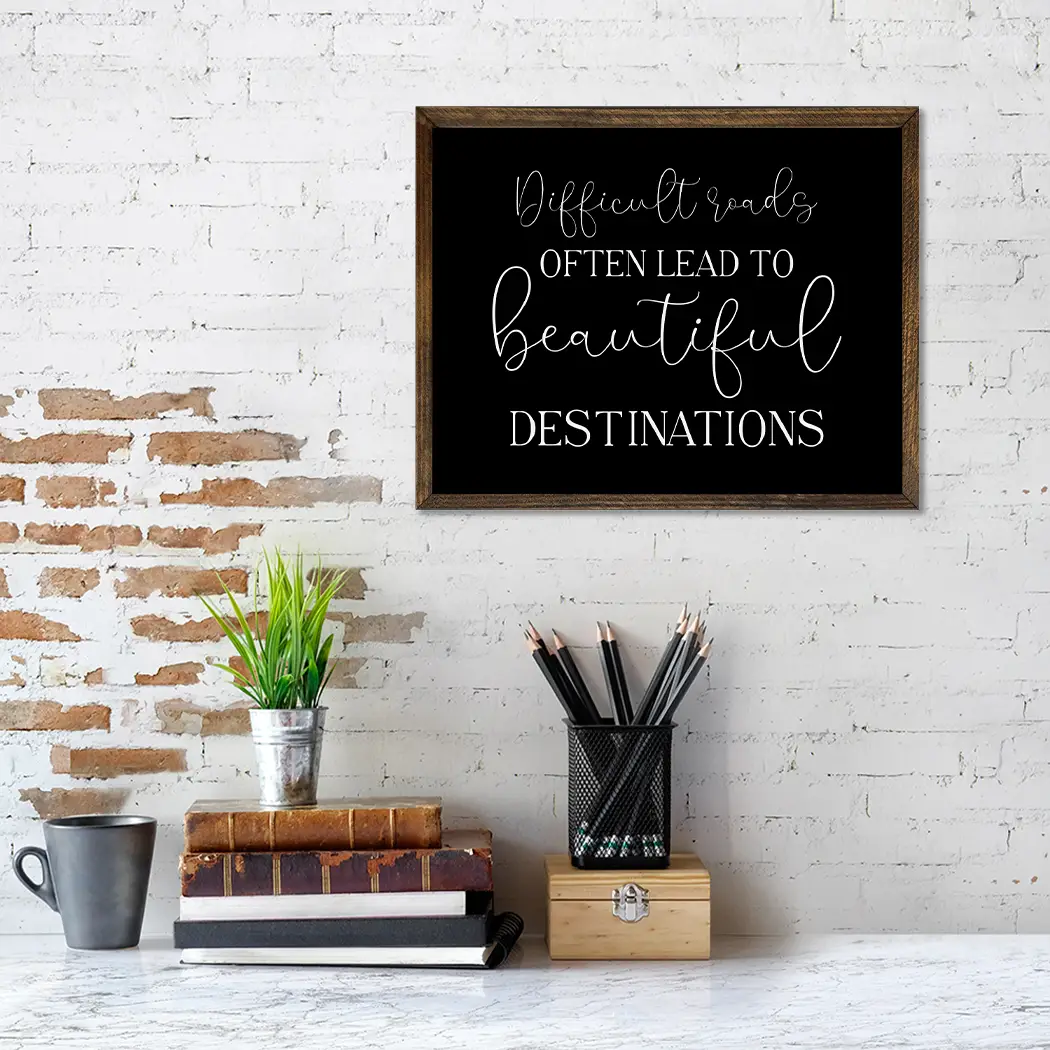 TIMBERLAND FRAME BEAUTIFUL DESTINATIONS BLACK