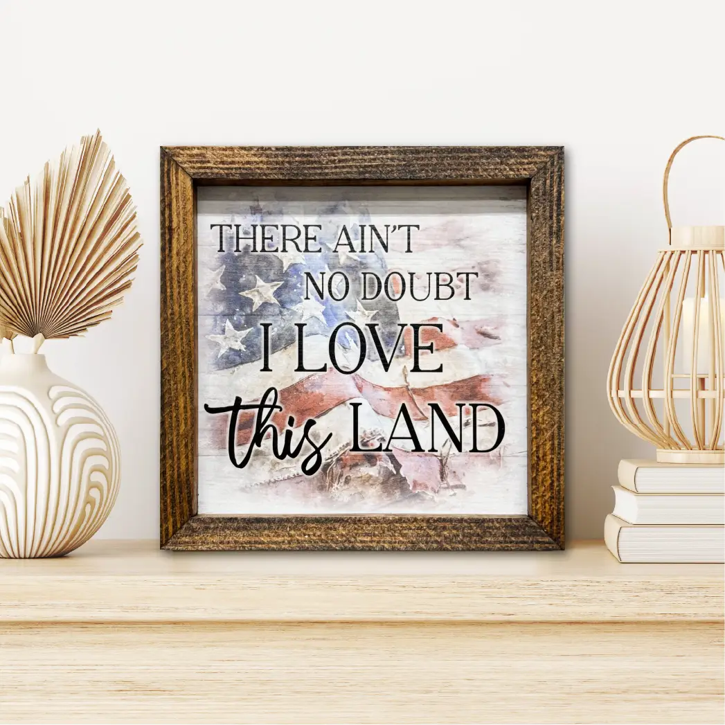 TIMBERLAND FRAME LAND THAT I LOVE FLAG