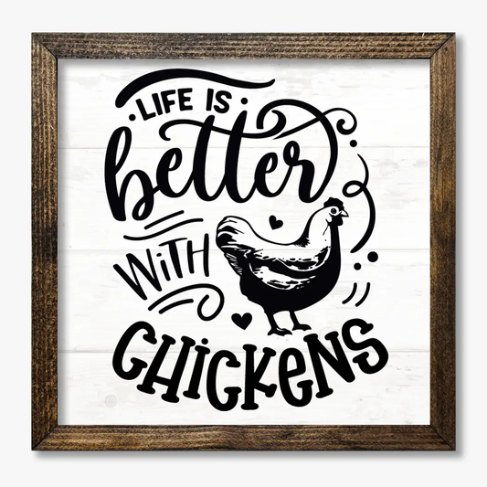 TIMBERLAND FRAME LIFE IS BETTER WITH CHICKENS