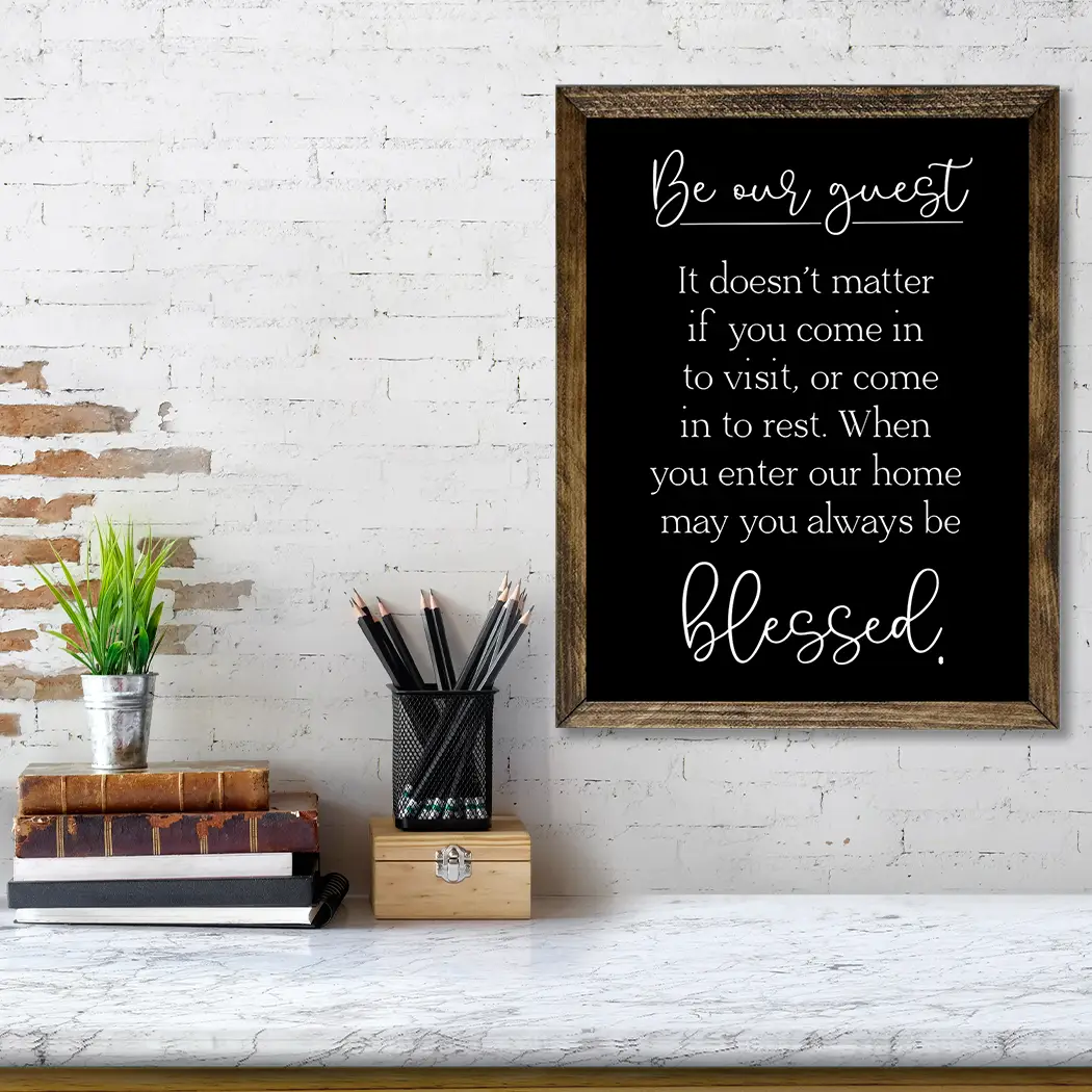 TIMBERLAND FRAME BE OUR GUEST BLACK