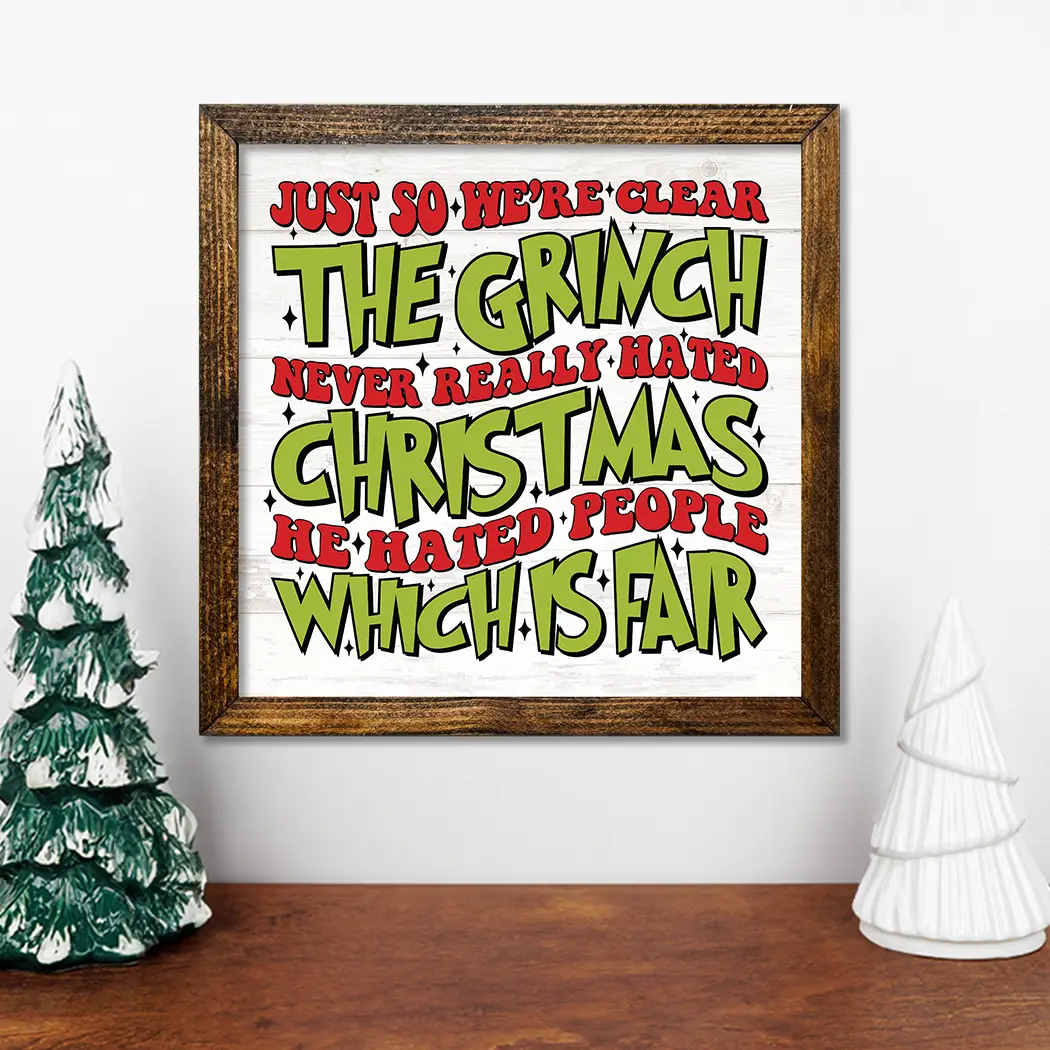 TIMBERLAND FRAME THE GRINCH NEVER REALLY HATED CHRISTMAS