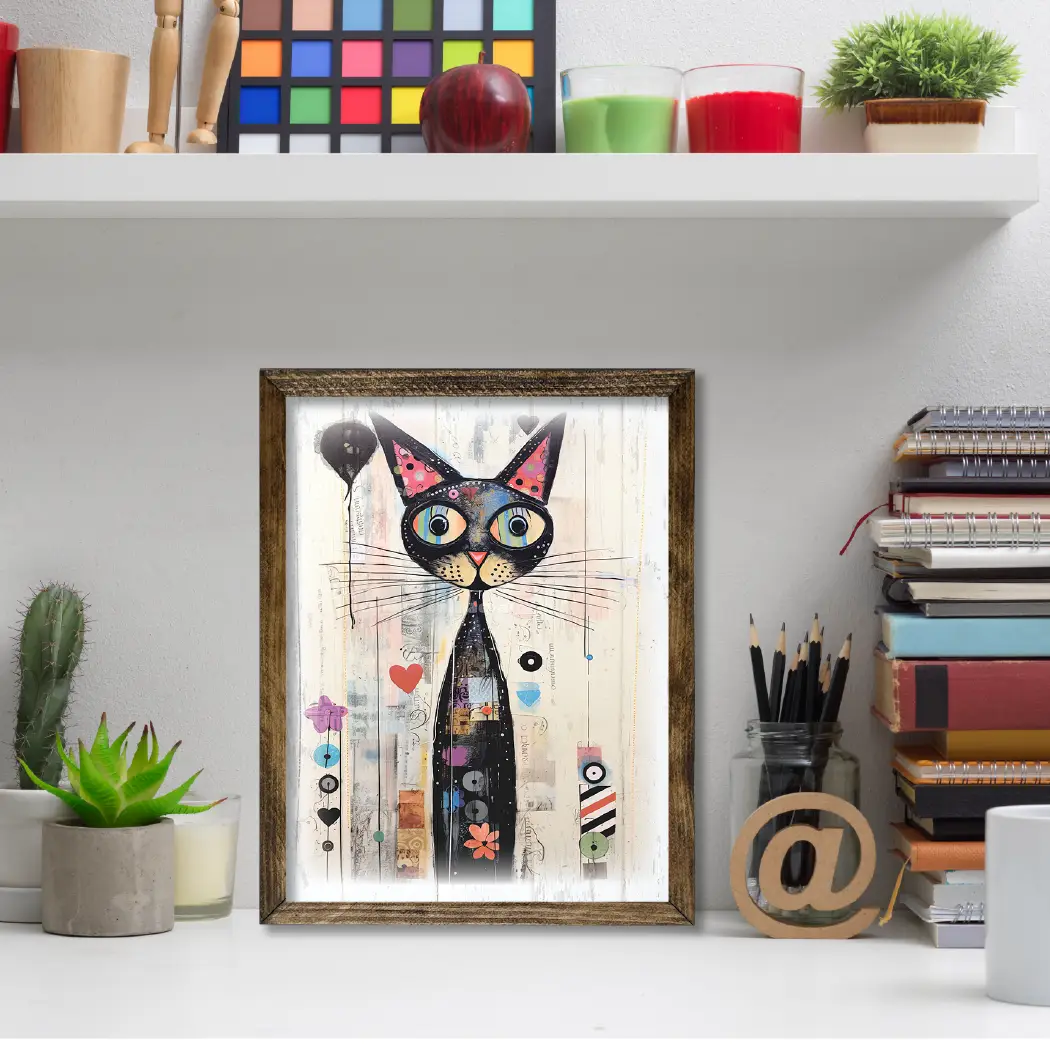 TIMBERLAND FRAME CAT ARTWORK