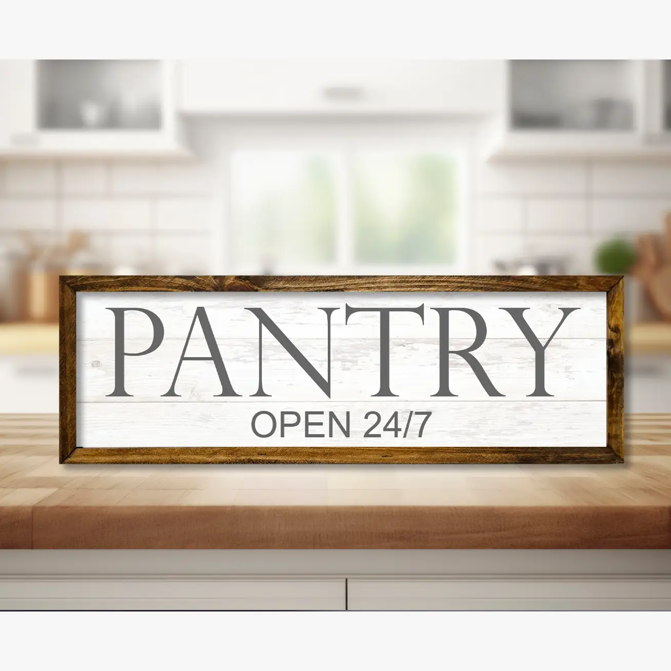 TIMBERLAND FRAME PANTRY OPEN 24/7