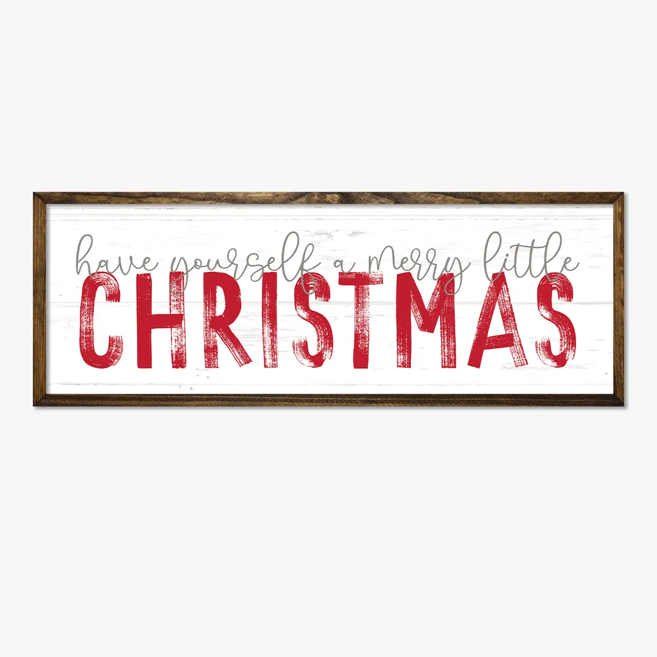 TIMBERLAND FRAME HAVE YOURSELF A MERRY LITTLE CHRISTMAS RED