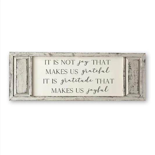 FRAMED CANVAS JOY GRATEFUL