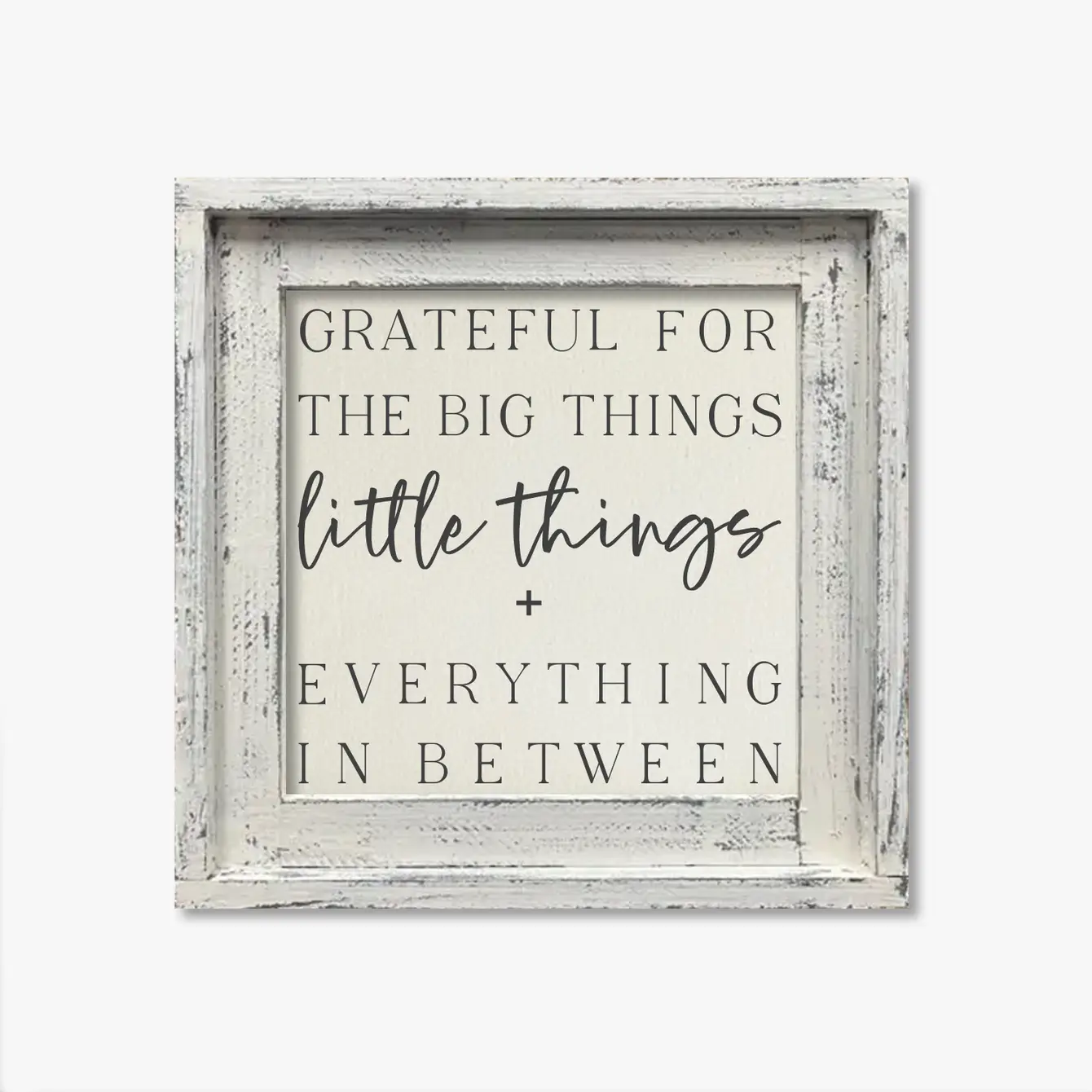 FRAMED CANVAS LITTLE THINGS + EVERYTHING IN BETWEEN