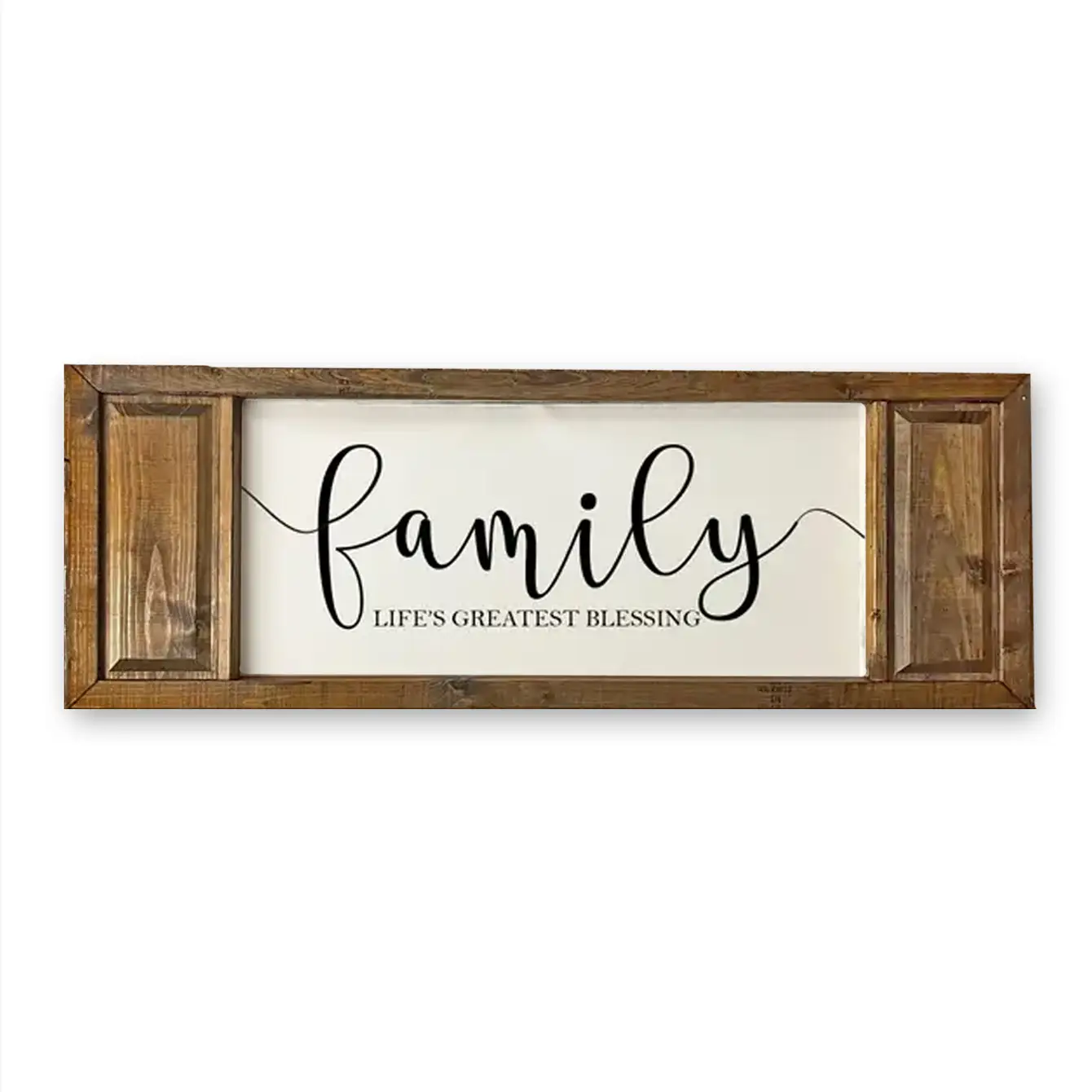 FRAMED CANVAS FAMILY LIFE BLESSING