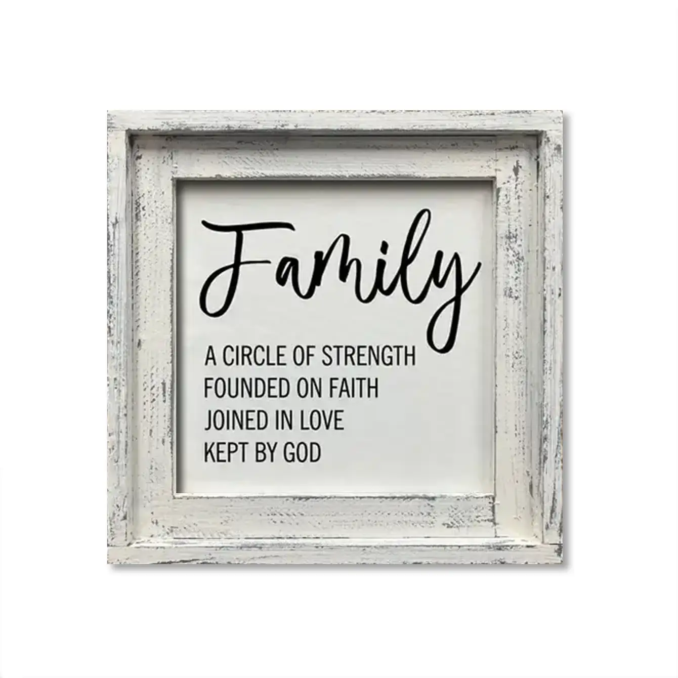 FRAMED CANVAS FAMILY CIRCLE