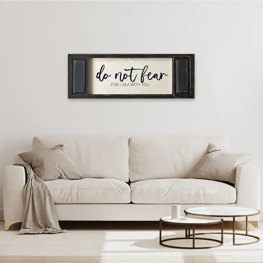 FRAMED CANVAS DO NOT FEAR