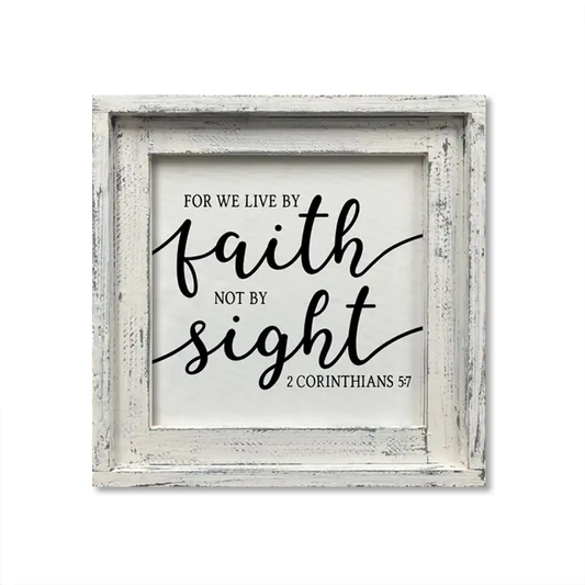 FRAMED CANVAS LIVE BY FAITH