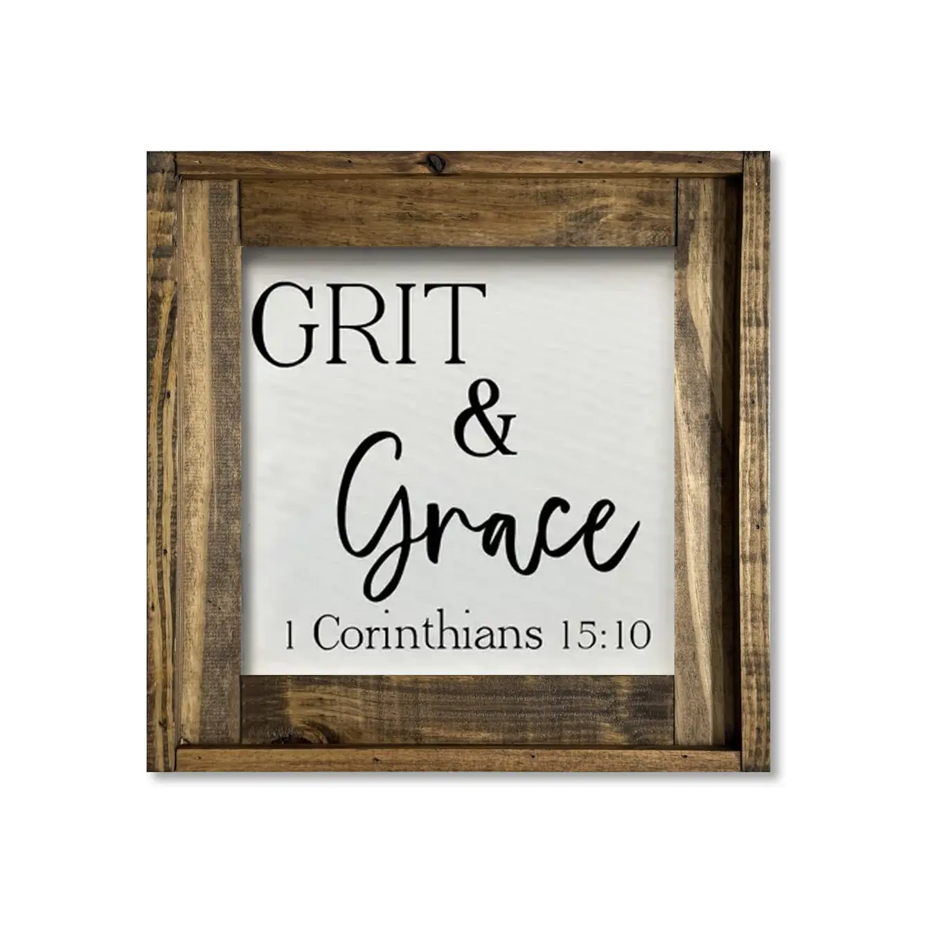 FRAMED CANVAS GRIT AND GRACE