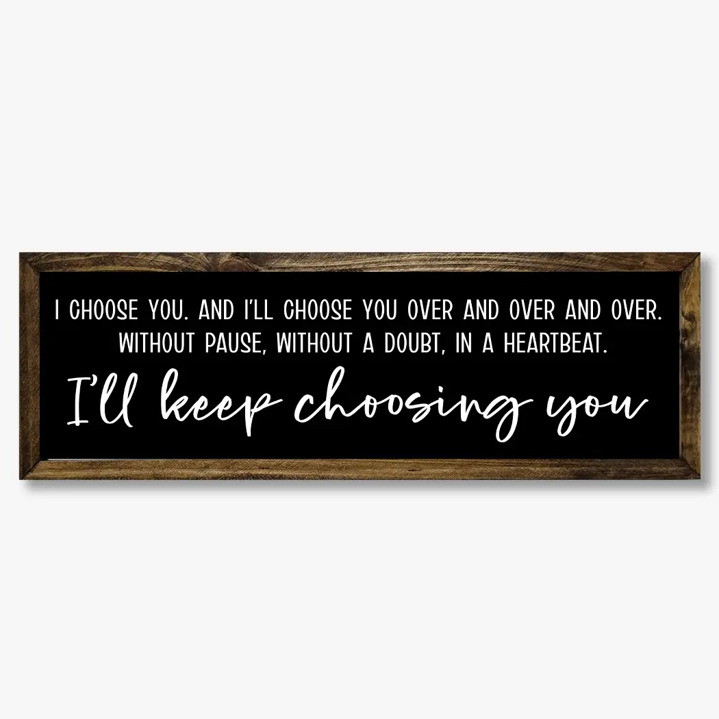 TIMBERLAND FRAME I'LL KEEP CHOOSING YOU