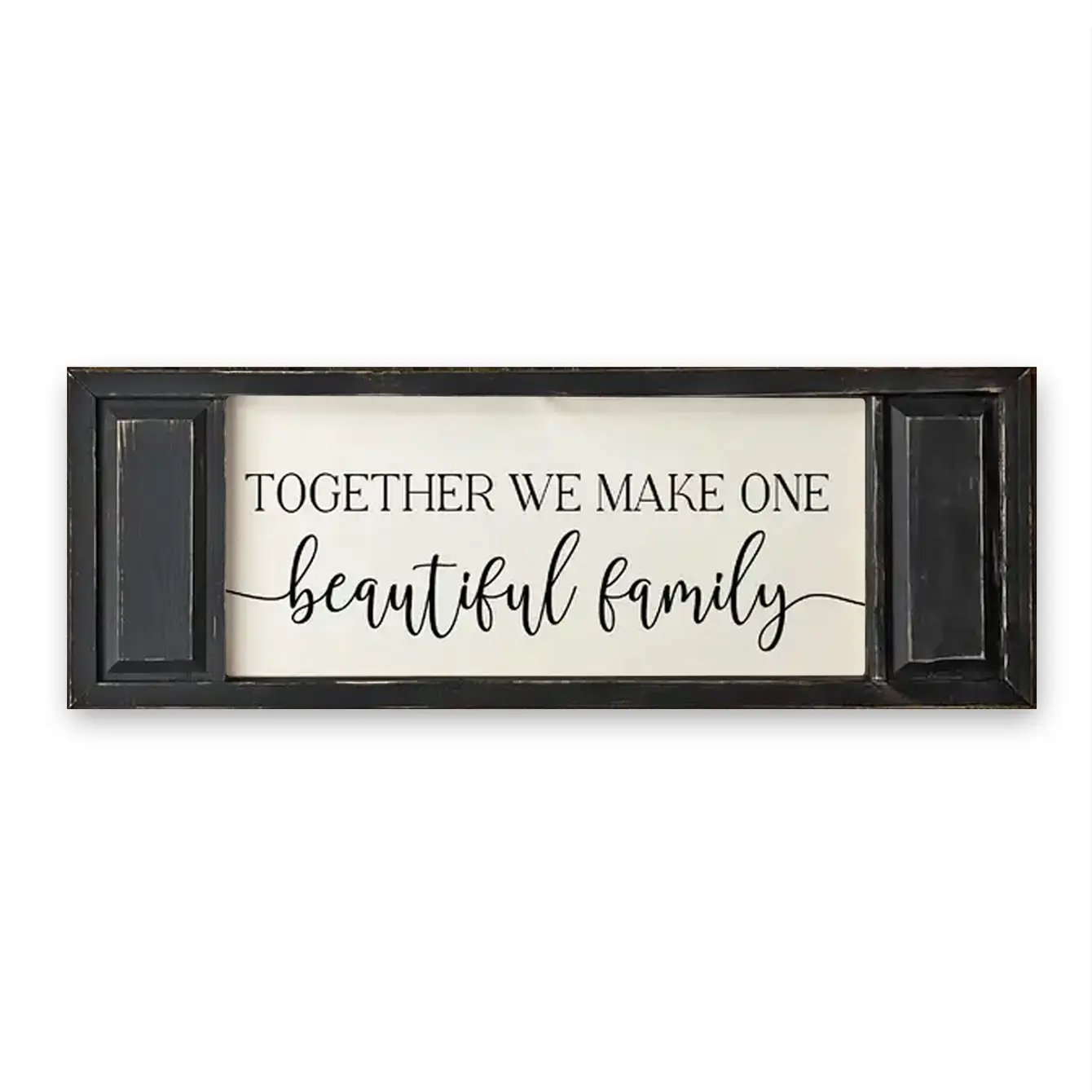 FRAMED CANVAS WE MAKE ONE BEAUTIFUL FAMILY