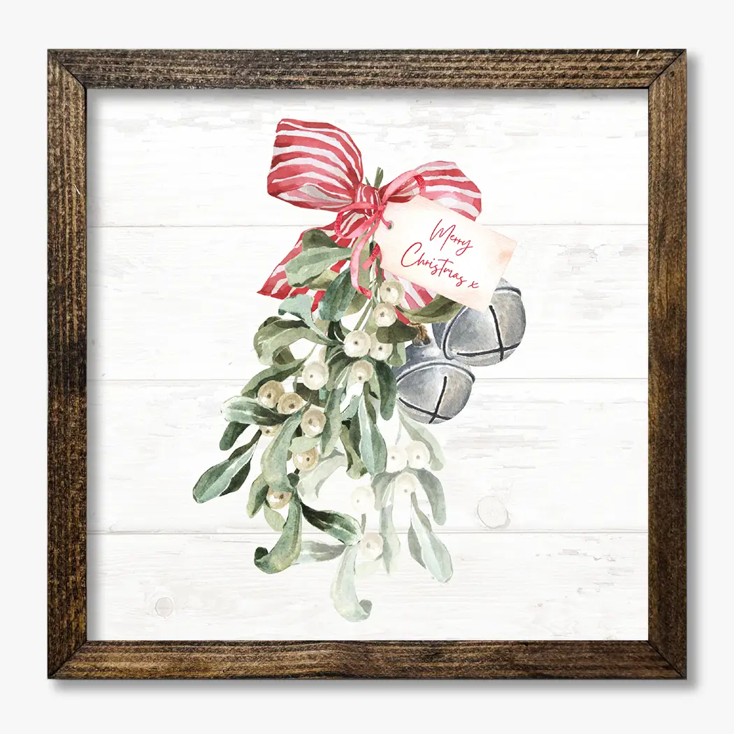 TIMBERLAND FRAME MISTLETOE WATERCOLOR