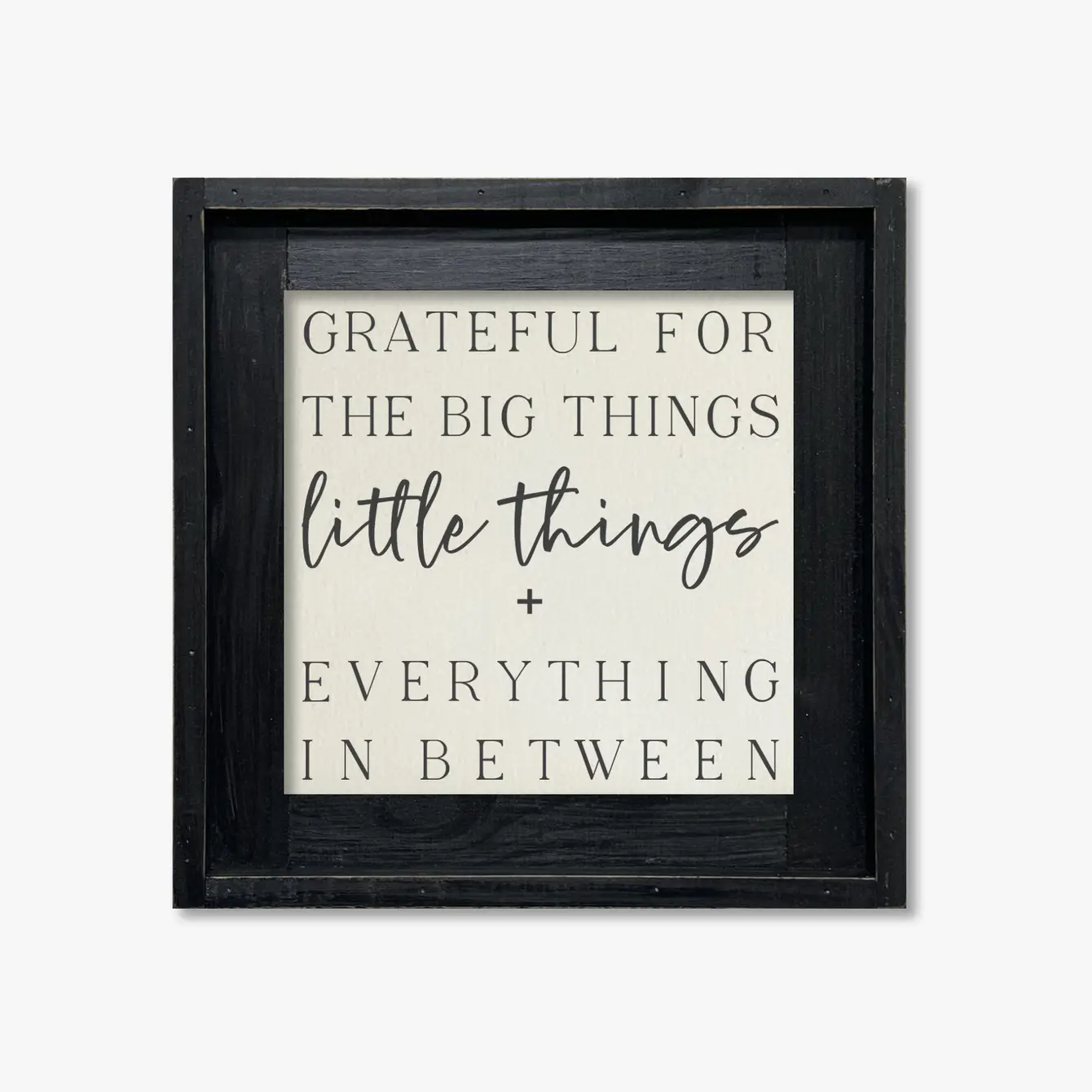 FRAMED CANVAS LITTLE THINGS + EVERYTHING IN BETWEEN
