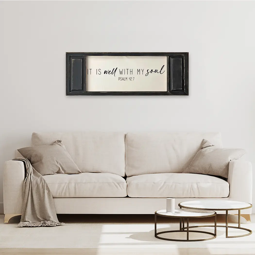 FRAMED CANVAS WELL WITH MY SOUL