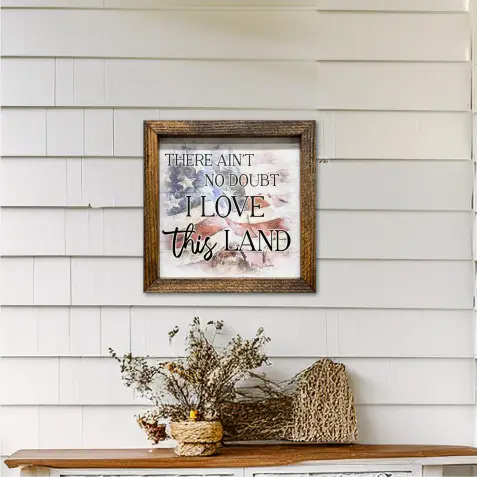 TIMBERLAND FRAME LAND THAT I LOVE FLAG