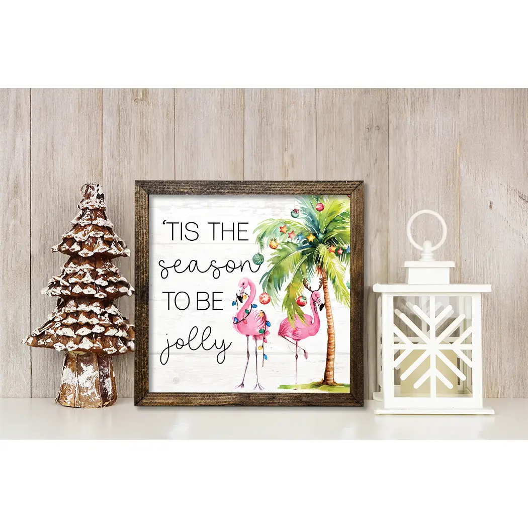 TIMBERLAND FRAME TIS THE SEASON TO BE JOLLY FLAMINGOS