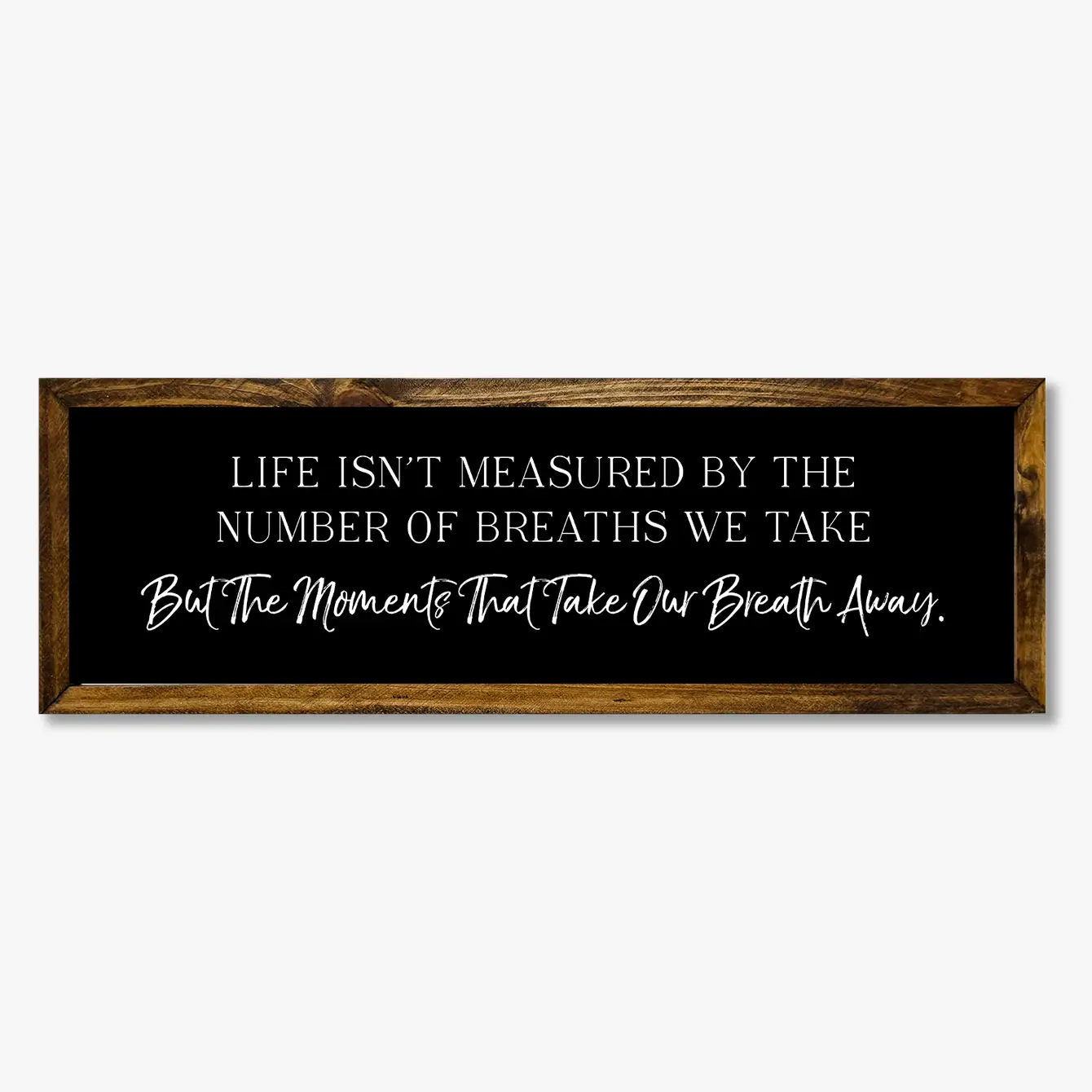 TIMBERLAND FRAME LIFE ISN'T MEASURED BY BREATHS