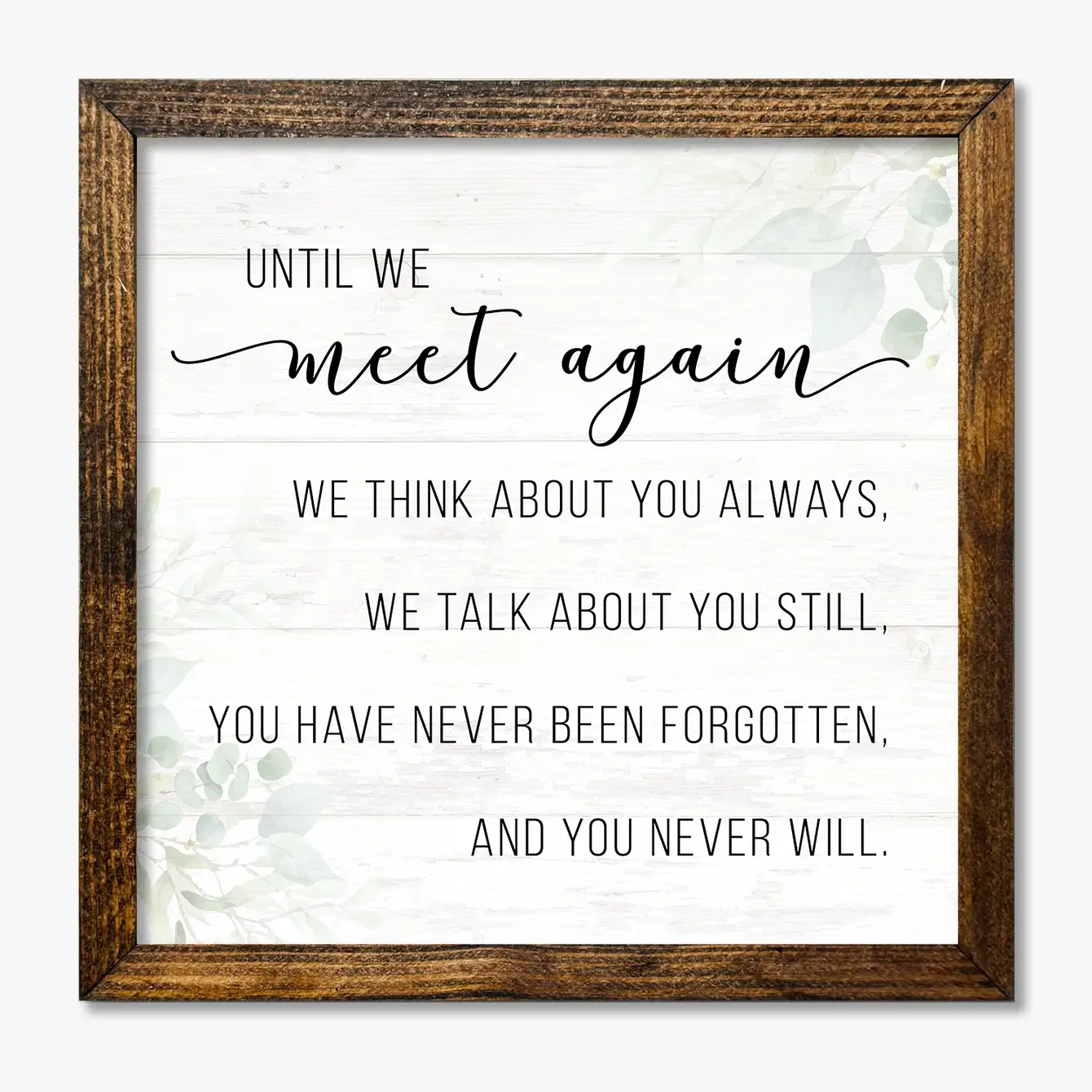 TIMBERLAND FRAME UNTIL WE MEET AGAIN