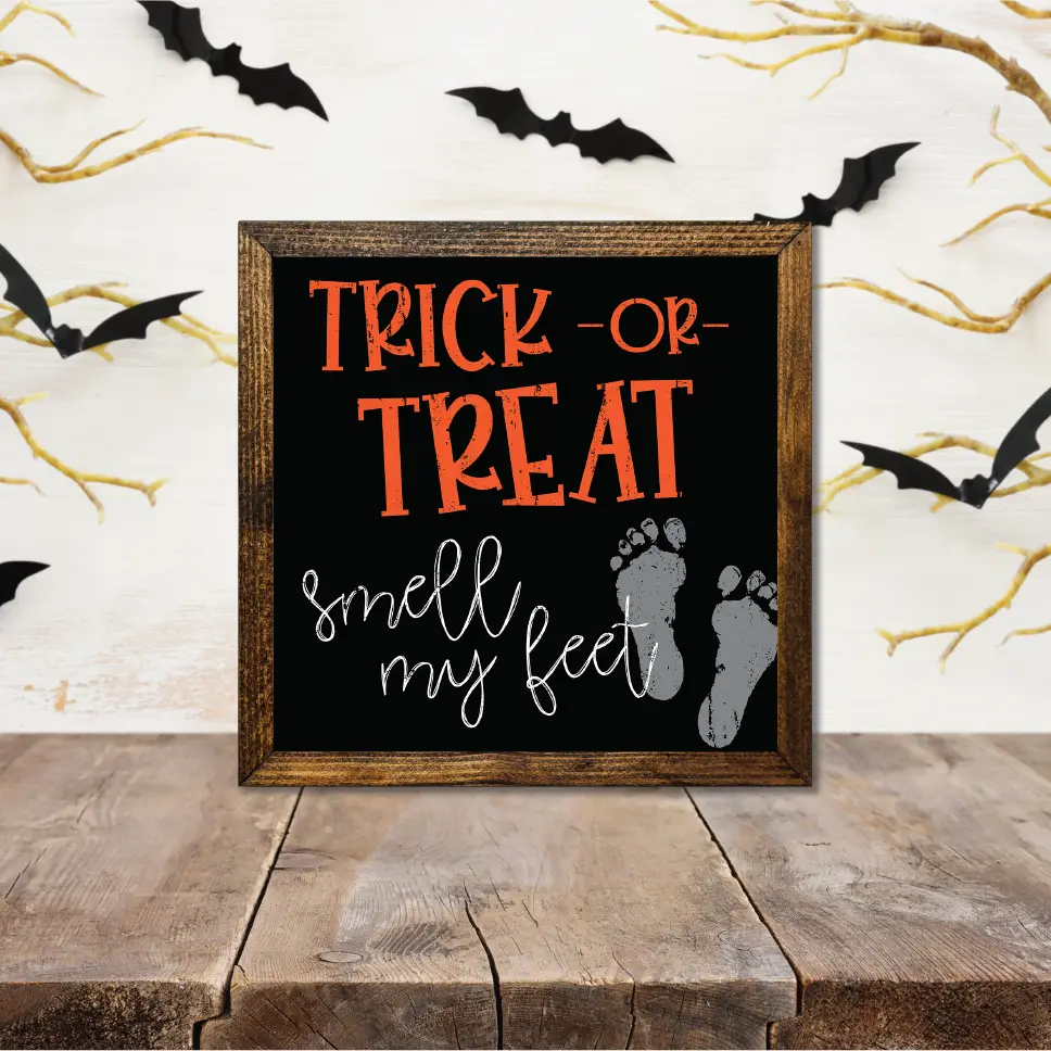 TIMBERLAND FRAME TRICK OR TREAT SMELL MY FEET