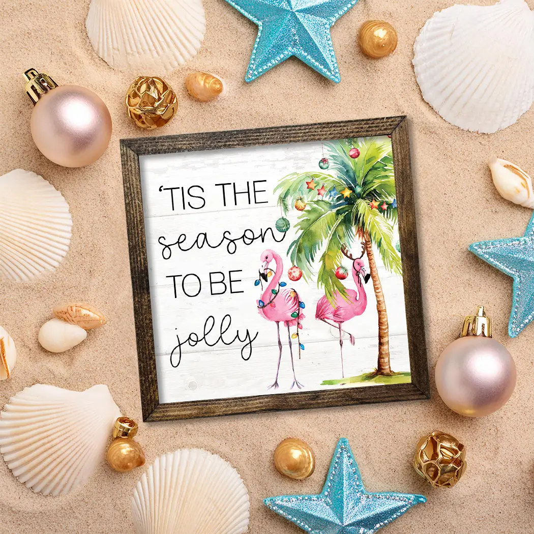 TIMBERLAND FRAME TIS THE SEASON TO BE JOLLY FLAMINGOS