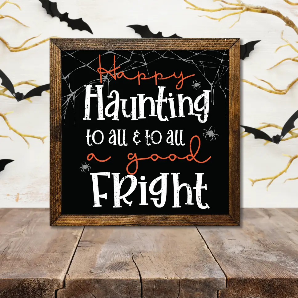 TIMBERLAND FRAME HAPPY HAUNTING TO ALL