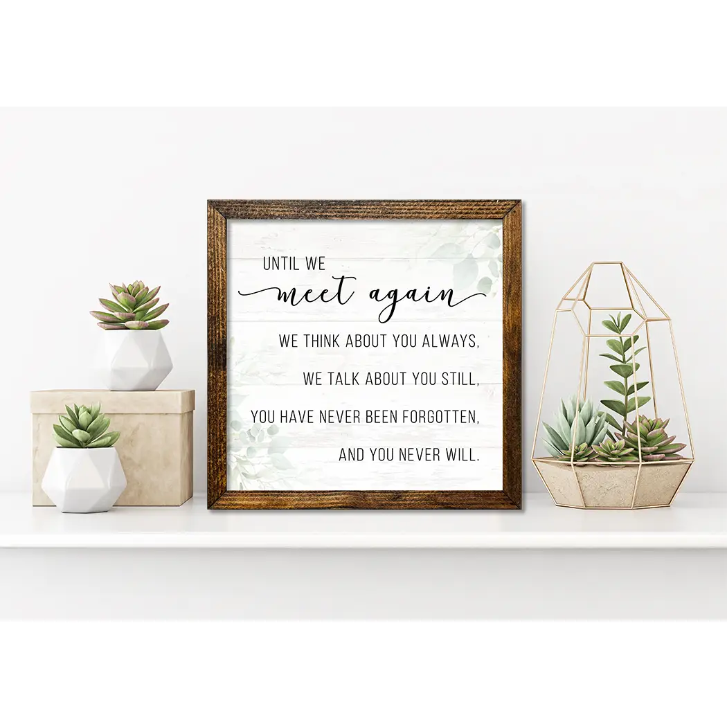 TIMBERLAND FRAME UNTIL WE MEET AGAIN