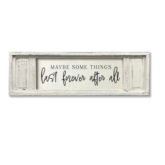 Small Double Panel Canvas Last Forever After All