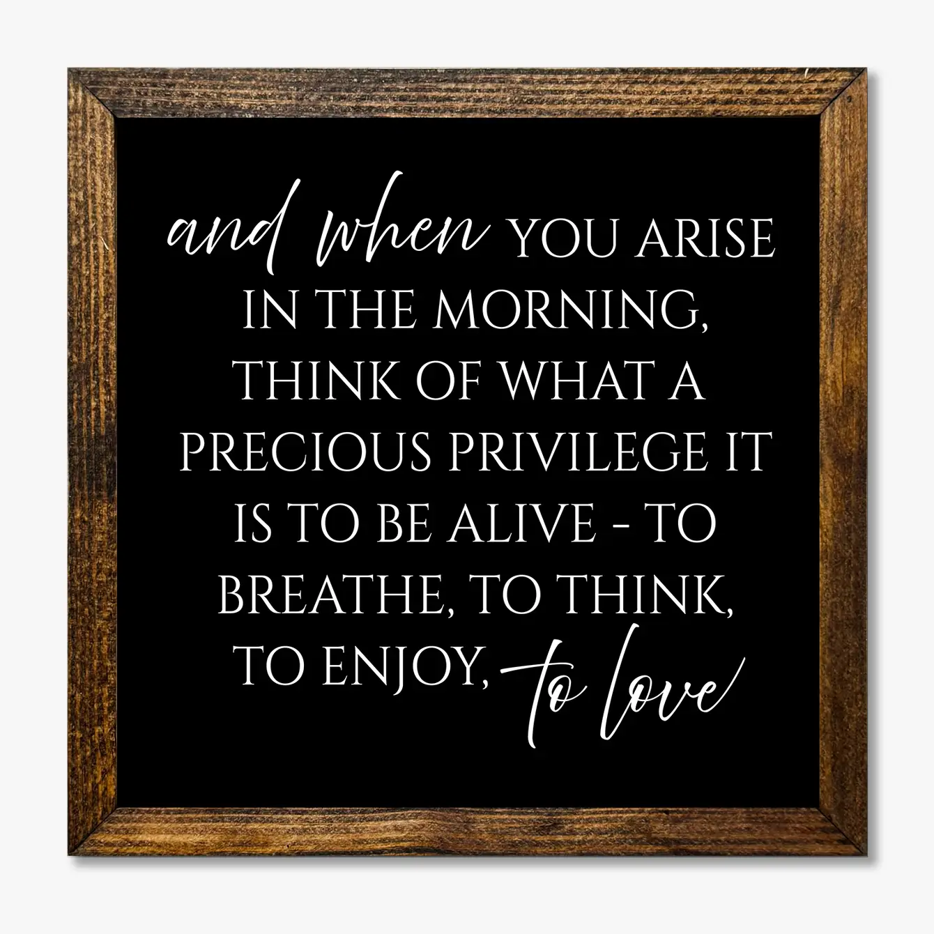 TIMBERLAND FRAME AND WHEN YOU ARISE