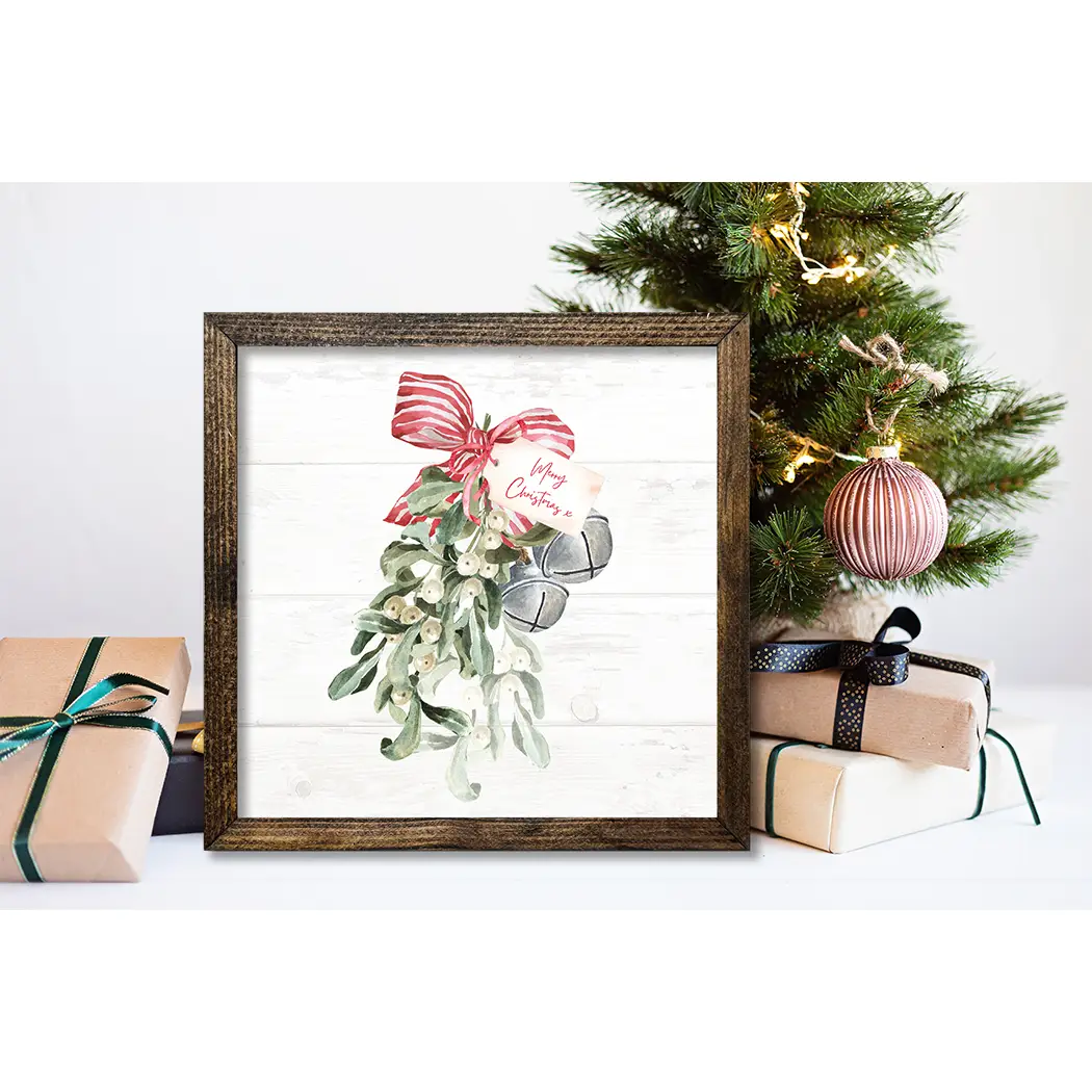 TIMBERLAND FRAME MISTLETOE WATERCOLOR