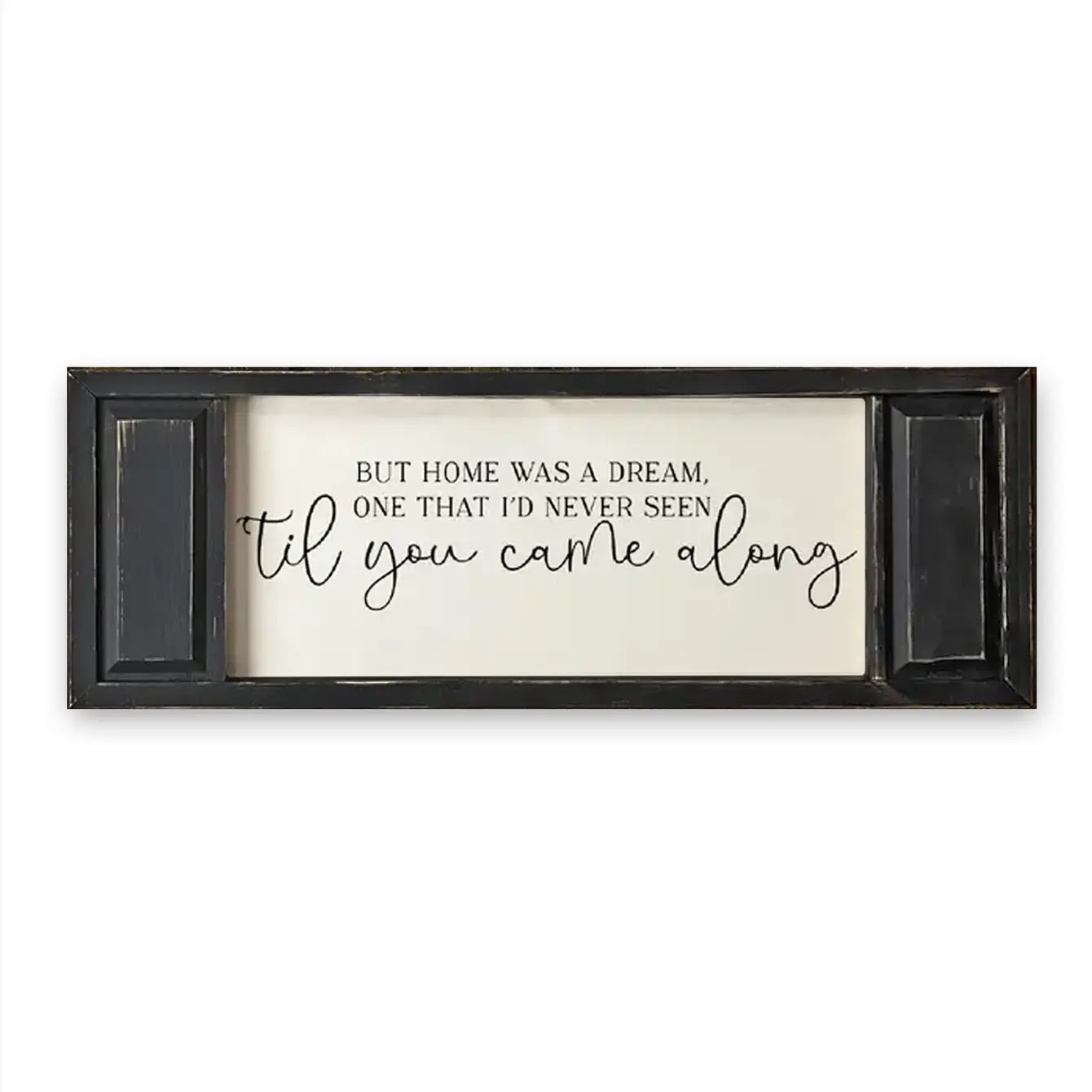 FRAMED CANVAS HOME WAS A DREAM
