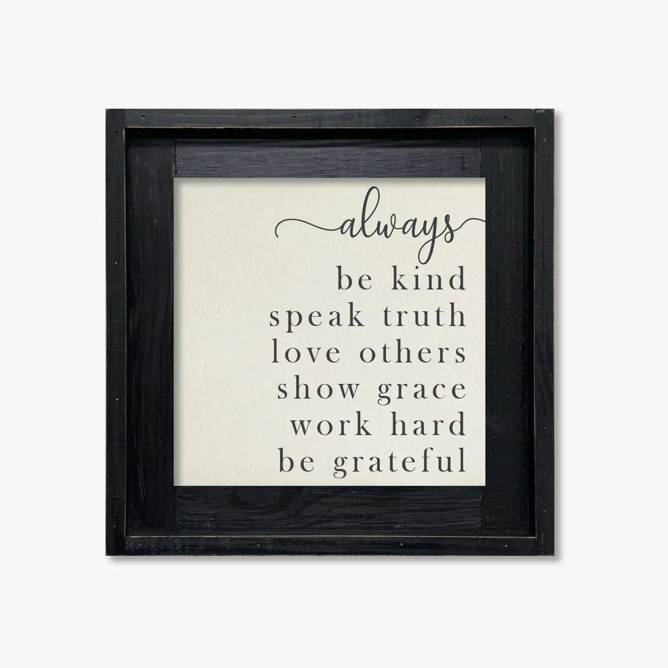 FRAMED CANVAS ALWAYS BE KIND