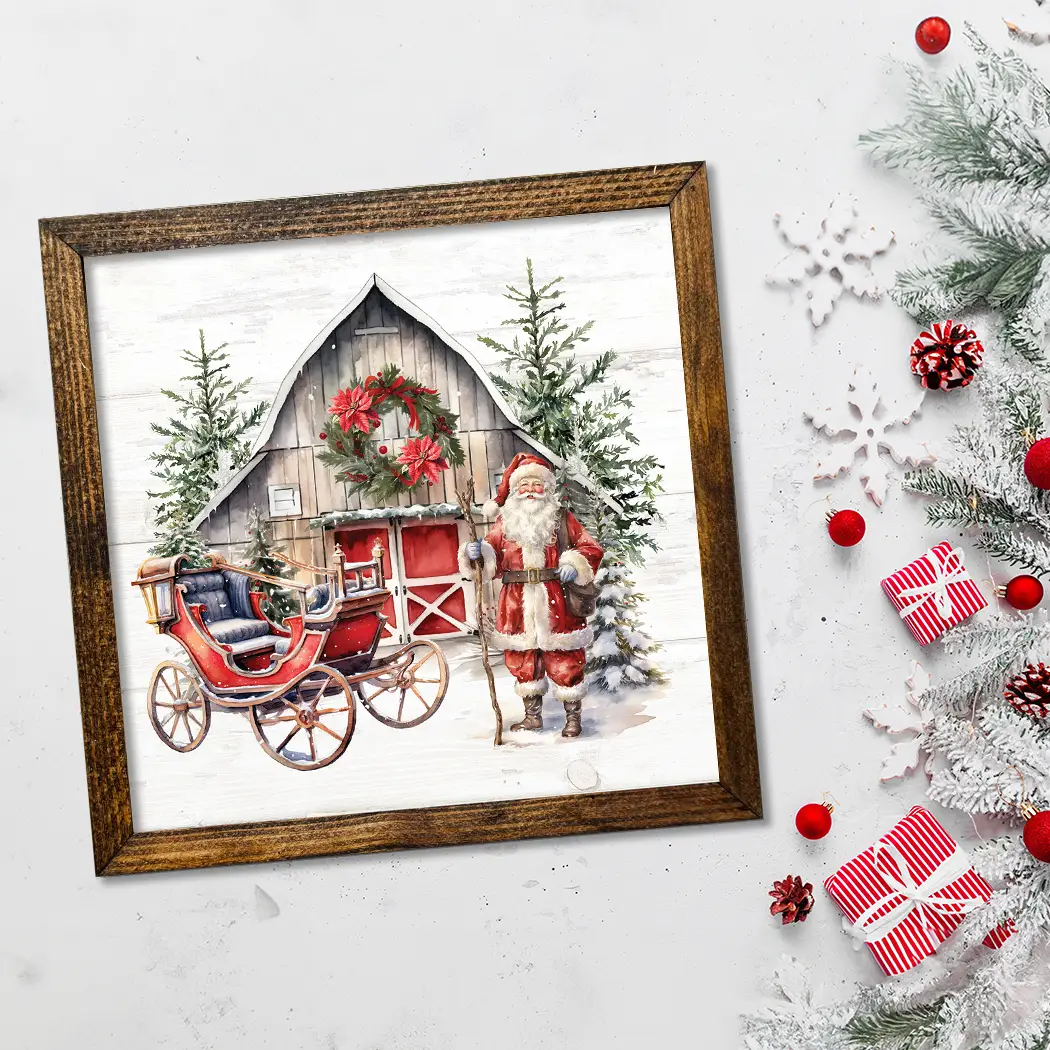 TIMBERLAND FRAME SANTA BARN