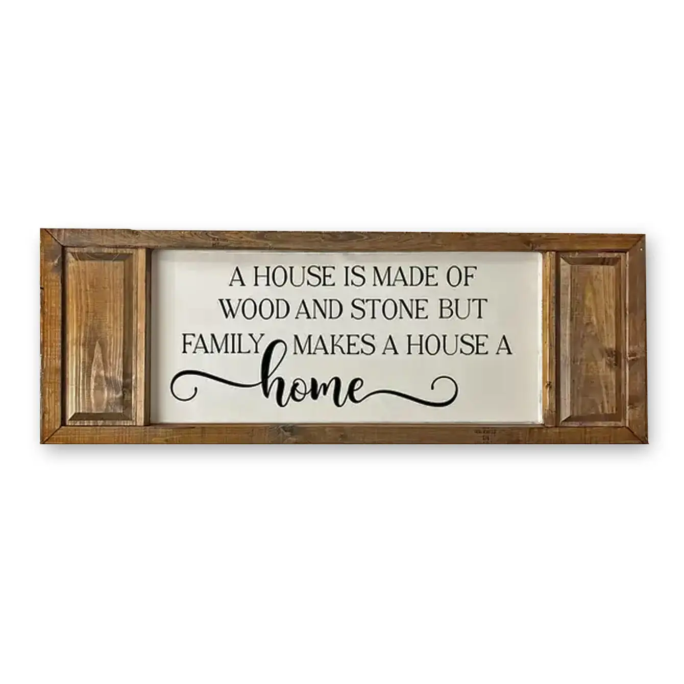FRAMED CANVAS FAMILY MAKES A HOUSE A HOME