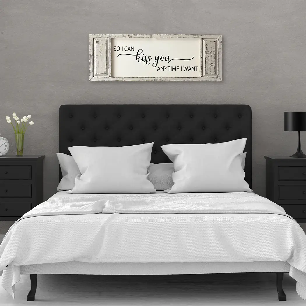 FRAMED CANVAS KISS YOU ANYTIME