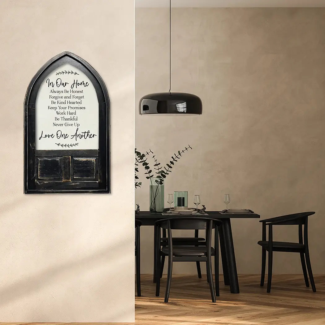 Small Arched Framed In Our Home