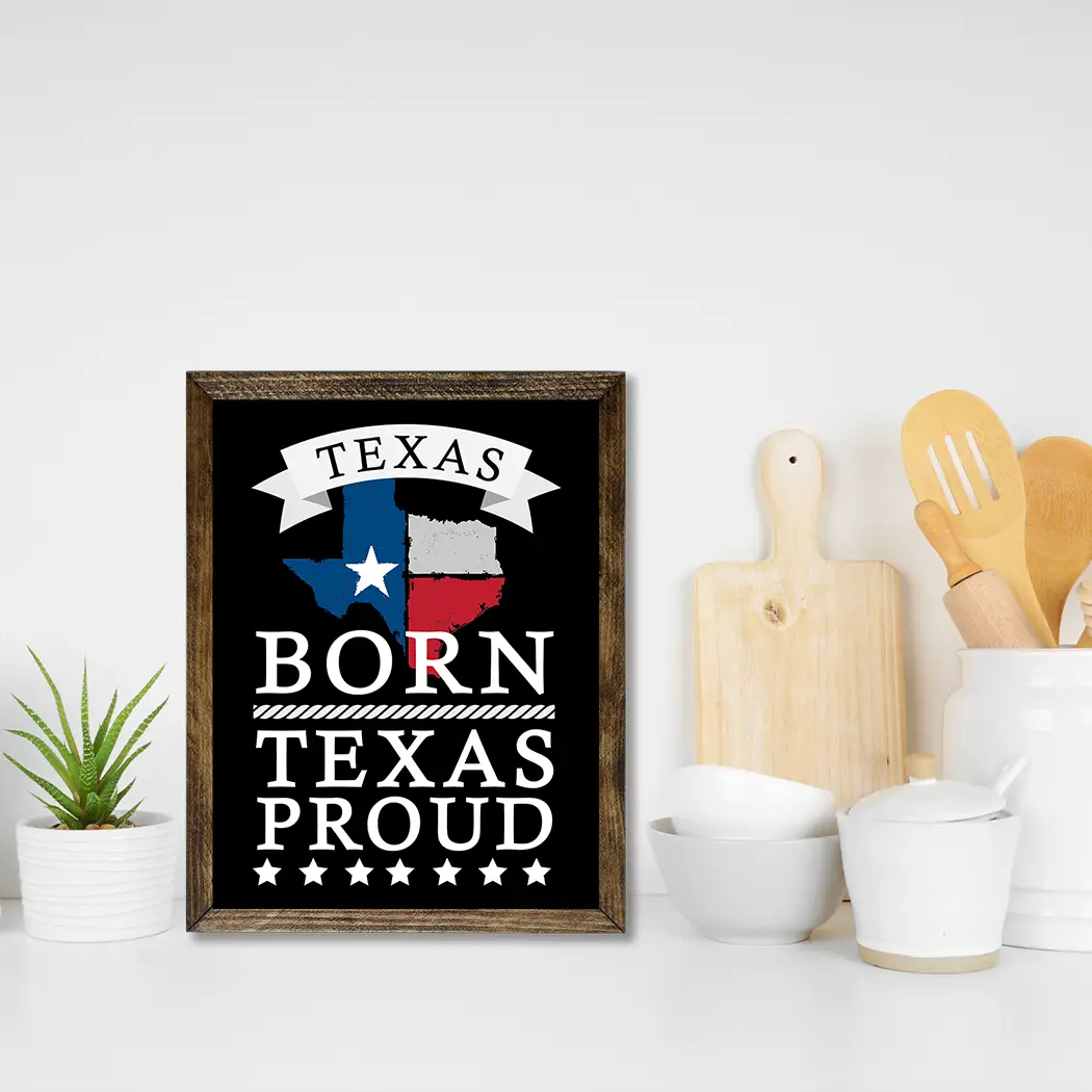 TIMBERLAND FRAME BORN TEXAS PROUD BLACK
