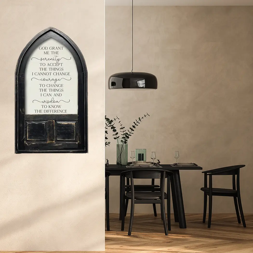 Small Arched Framed Serenity Prayer
