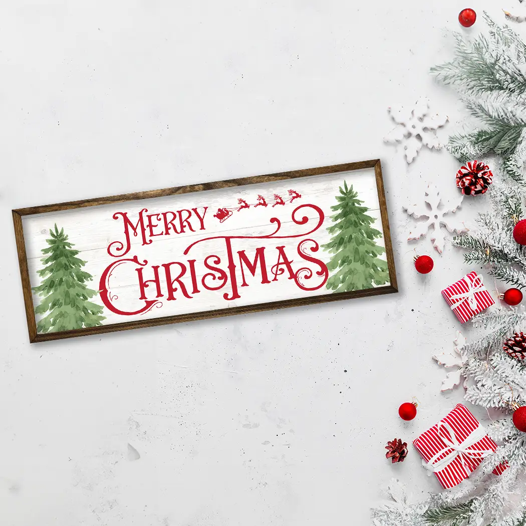 TIMBERLAND FRAME MERRY CHRISTMAS