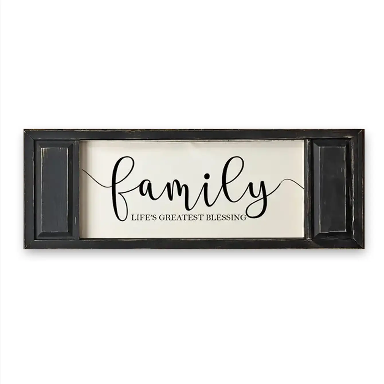 FRAMED CANVAS FAMILY LIFE BLESSING