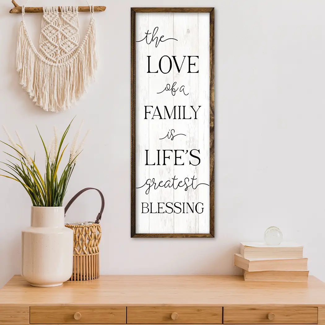 TIMBERLAND FRAME LOVE FAMILY LIFE'S BLESSINGS