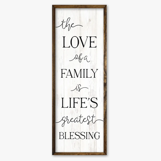 TIMBERLAND FRAME LOVE FAMILY LIFE'S BLESSINGS