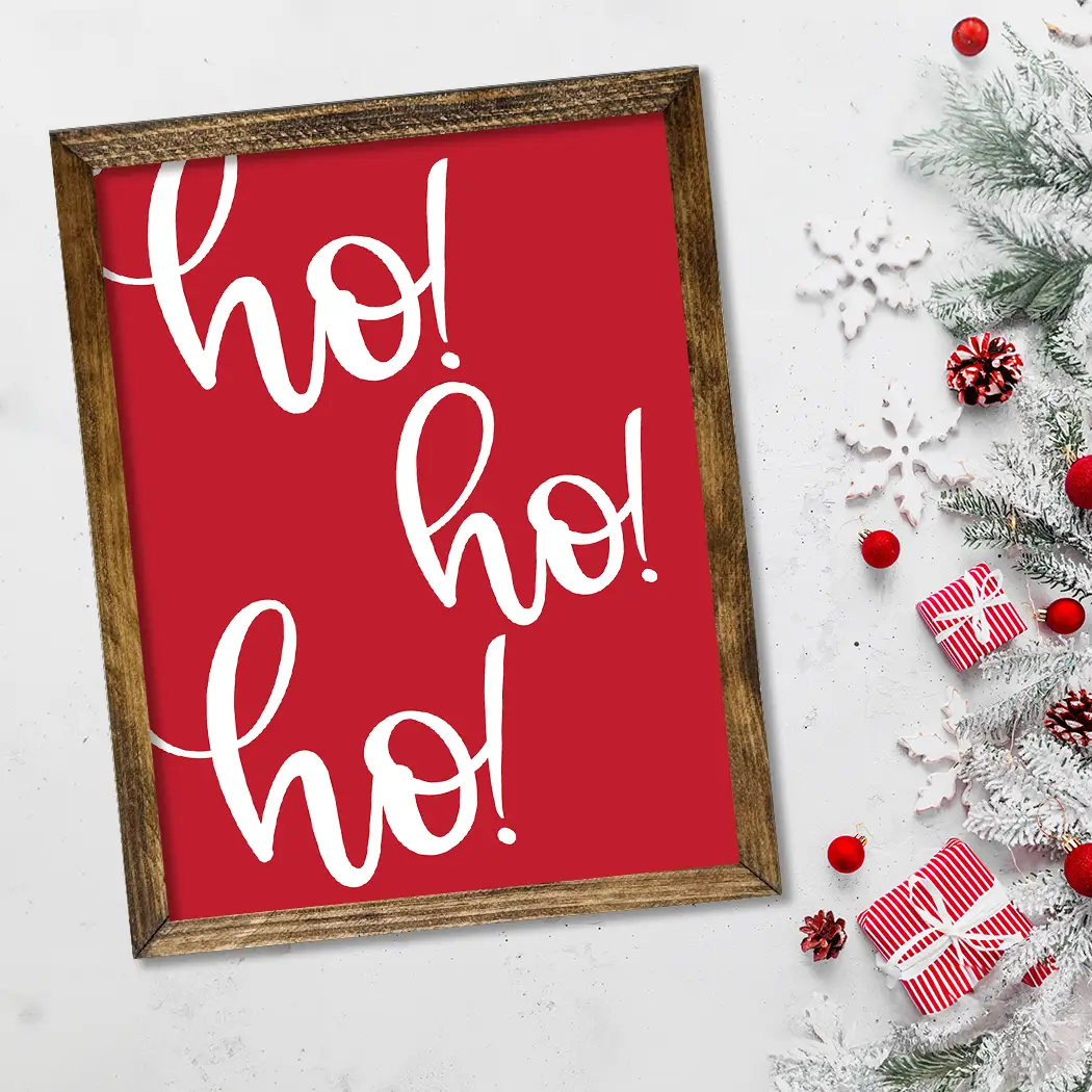 TIMBERLAND FRAME HO HO HO RED