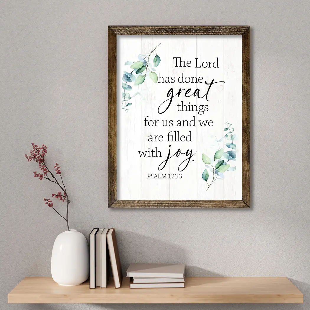TIMBERLAND FRAME FILLED WITH JOY
