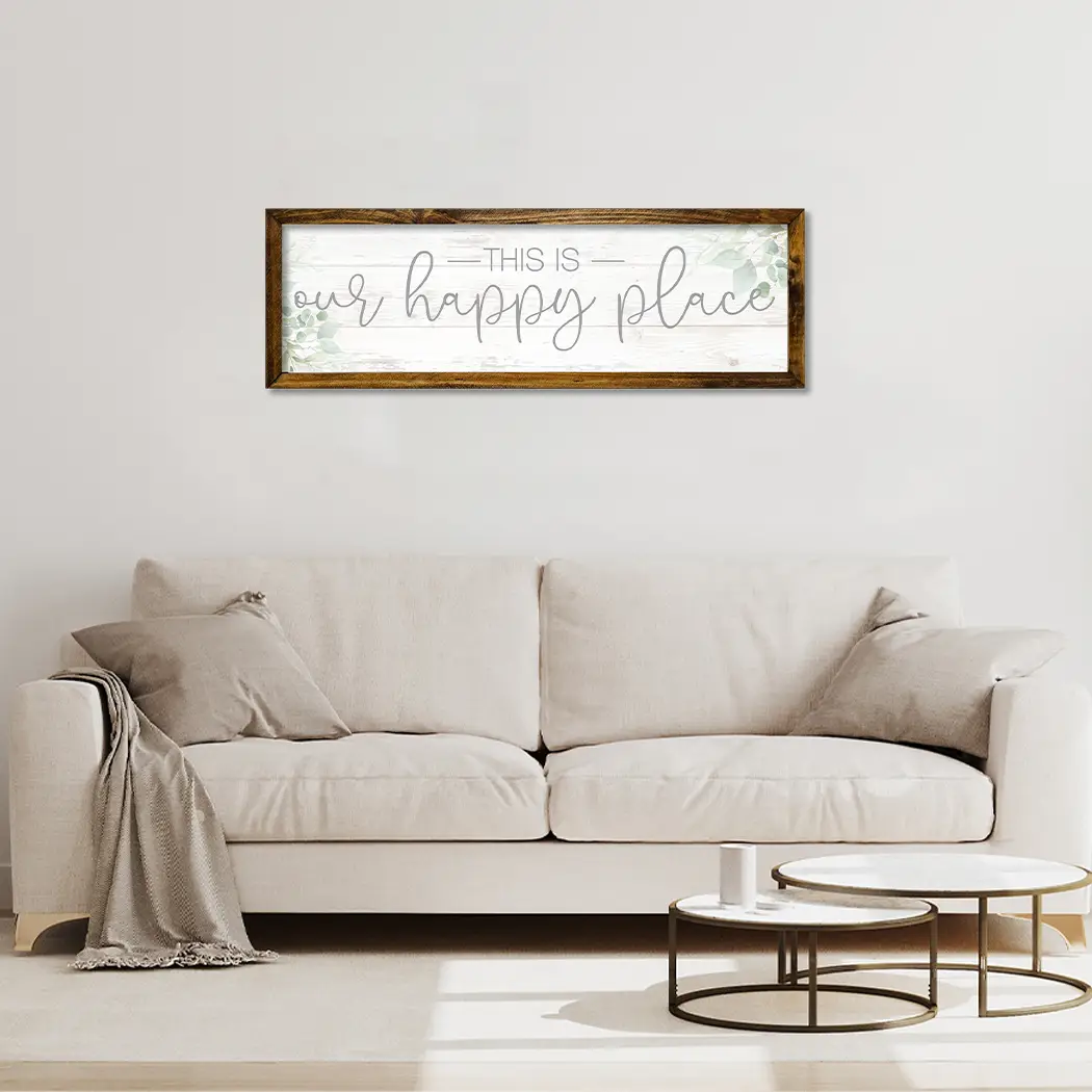 TIMBERLAND FRAME OUR HAPPY PLACE WHITE