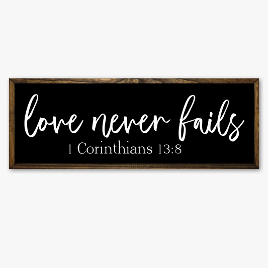 TIMBERLAND FRAME LOVE NEVER FAILS BLACK