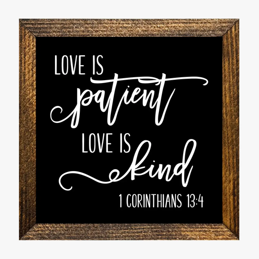 TIMBERLAND FRAME LOVE IS PATIENT