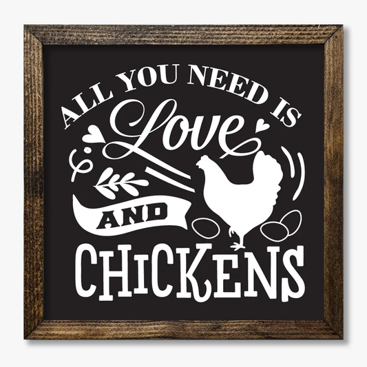 TIMBERLAND FRAME LOVE AND CHICKENS