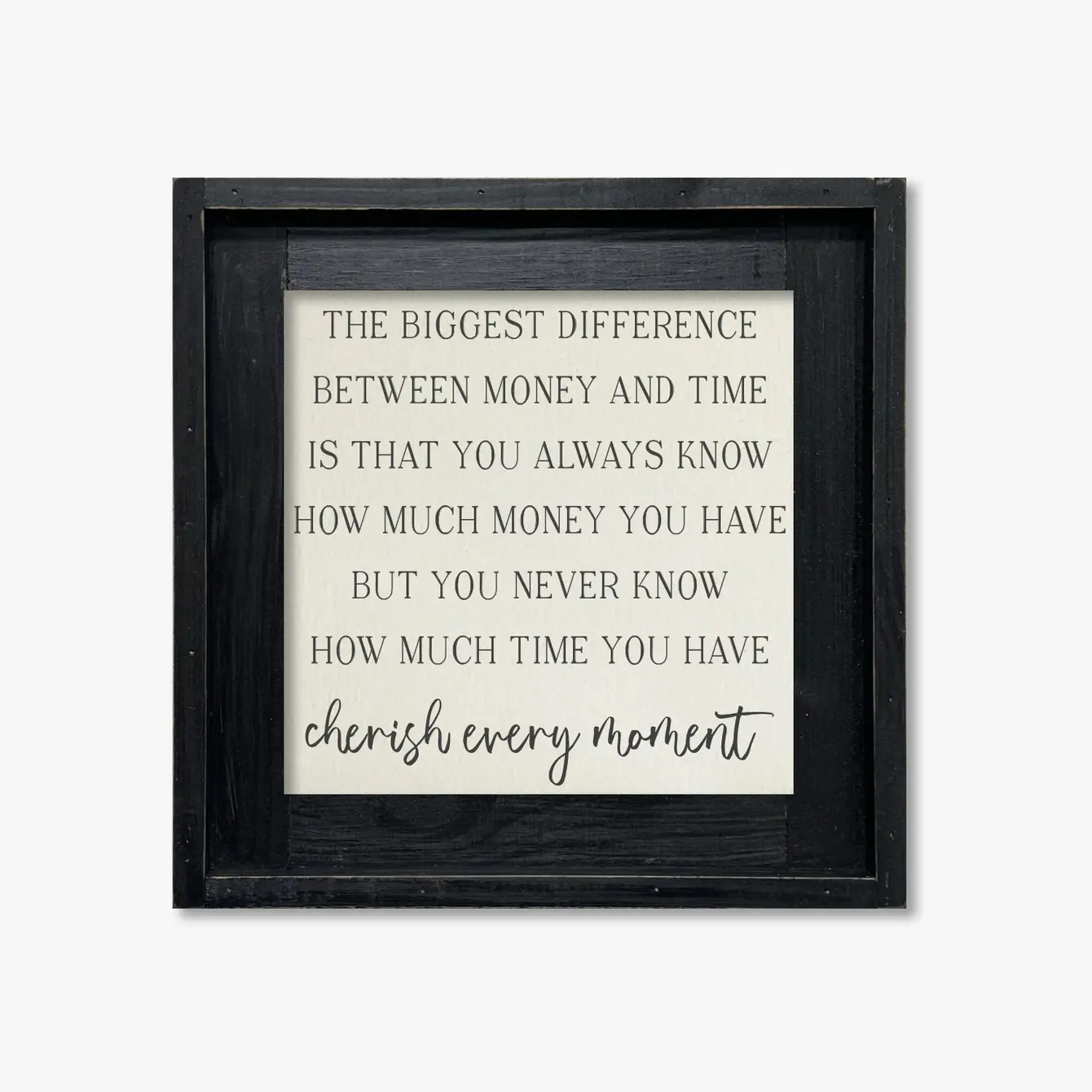 FRAMED CANVAS CHERISH EVERY MOMENT